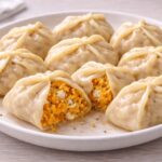 Ленивые манты с тыквой и творогом