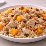 Плов с тыквой и курдюком