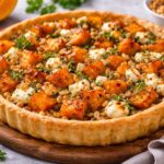 Тарт с тыквой и брынзой